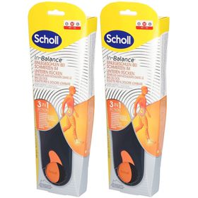 Scholl In-Balance Semelles anti-douleurs dans le bas du dos Taille M 40-42
