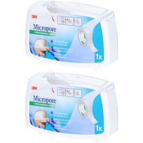 3M Micropore Mikroporöses Pflaster 12,5 mm x 5 m - Weiß