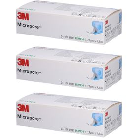 3M Micropore Heftpflaster Klebeband auf Rolle 12 mm x 9,14 m