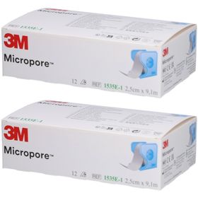 3M Micropore Heftpflaster Klebeband auf Rolle 25 mm x 9,14 m