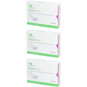 MÖLNLYCKE® Mepitel® Film - Film Adhésif Siliconé Semi-Perméable, Fin et Transparant 6 x 7 cm