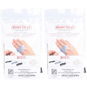 3PP® Buddy Loops – Fingerbandage 1/2 (1.27 cm breit) Schwarz