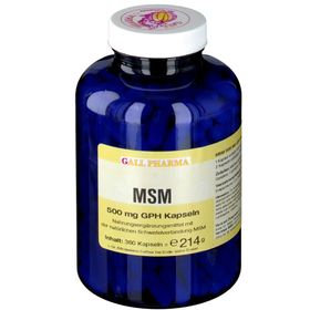 GALL PHARMA MSM 500 mg GPH capsules