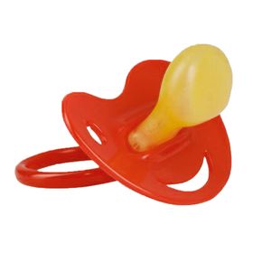 Baby-Frank® Sucettes orthodontiques latex 6-18 mois rouge/jaune