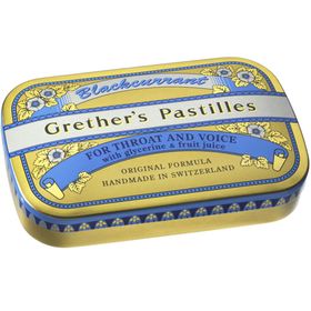 Grether’s Pastilles Blackcurrant Pastilles sucrées Cassis