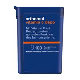 Orthomol Vitamin C depo - Nahrungsergänzungsmittel mit Depot-Wirkung für eine normale Funktion des Immunsystems - Tabletten