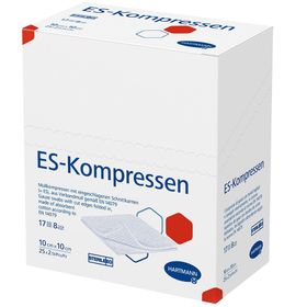 ES-Compresses steril 8-plis 10 x 10 cm