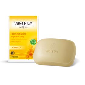 Weleda Calendula Pflanzenseife - reinigt besonders mild, für zarte und empfindliche Haut geeignet