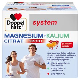 Doppelherz® system MAGNESIUM + KALIUM CITRAT Granulatbeutel