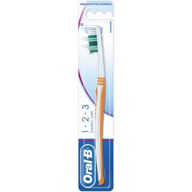 Oral-B®  1,2,3 Classic Care 35 moyenne Tête courte