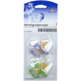 Baby-Frank® Sucettes en forme de cerise latex 0-6 mois lilas/vert