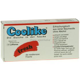 Coolike® lingettes humides fresh coton
