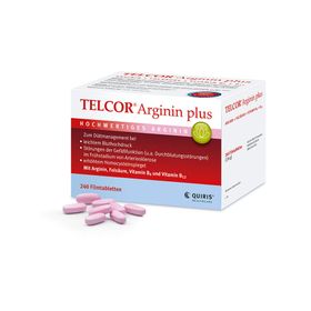 TELCOR Arginin plus B-Vitamine zur Unterstützung bei leichtem Bluthochdruck + Durchblutungsstörungen