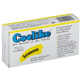 Coolike® Lingettes humides citron Coton