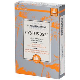 CYSTUS 052® Pastilles bio pour le gorge miel - orange