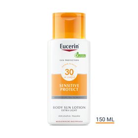 Eucerin® Sensitive Protect Sun Lotion Extra Light LSF 30 – hoher Sonnenschutz pflegt empfindliche Haut