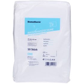 Domotherm® Gants de toilette à usage unique 23 cm x 15 cm