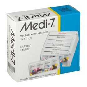 Medi-7 Doseur de médicaments blanc