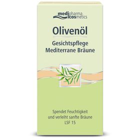 medipharma cosmetics Huile d'olive Soin du visage bronzage méditerranéen