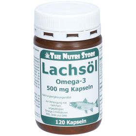 Lachsöl Omega-3 500 mg Kapseln