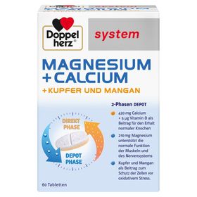 Doppelherz® system MAGNESIUM + CALCIUM + KUPFER UND MANGAN