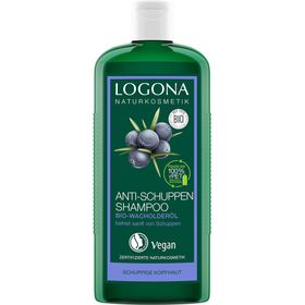 LOGONA Naturkosmetik Shampooing anti-pelliculaire Huile de genévrier Bio