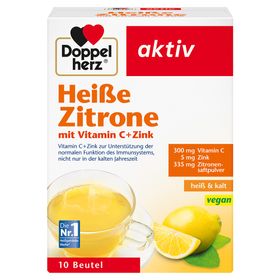 DOPPELHERZ® Citron chaud Vitamine C + Zinc