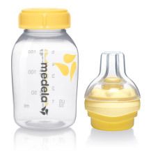 Medela Biberon Calma 150ml avec tétine en silicone Calma Solitaire, 0-6 mois