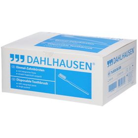 DAHLHAUSEN® Brosse à dents jetable avec pâte