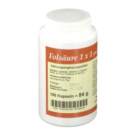 Folsäure 1 x 1 pro Tag