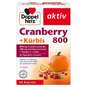 Doppelherz® aktiv Cranberry + Pumpkin + Vitamine C + Sélénium capsules