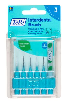 TePe® Original Brossettes interdentaires 0,6 mm Bleu