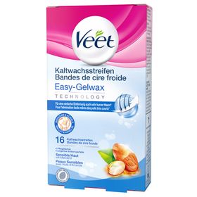 Veet® Easy Grip Bandes de cire froide pour la ligne du bikini et les aisselles sensibles