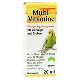 Multi-Vitamines Pour oiseaux de compagnie et pigeons