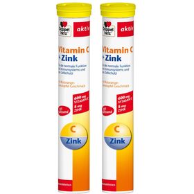 Doppelherz® aktiv vitamine C + zinc comprimés effervescents