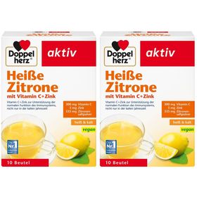 DOPPELHERZ® Citron chaud Vitamine C + Zinc