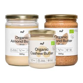 nu3 Organic Premium Nut Puree Collection