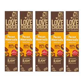 LOVECHOCK Pecan Meersalz 80% Kakao