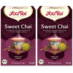 YOGI TEA® Sweet Chai, Infusion d'épices et de plantes bio
