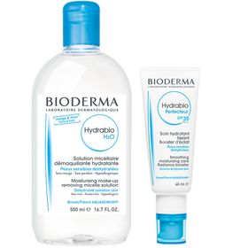 BIODERMA Hydrabio H2O 4-en-1 Nettoyage micellaire 500 ml + BIODERMA Hydrabio Perfecteur SPF 30
