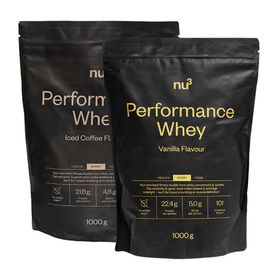 nu3 Performance Whey Proteinpulver Vanilla + Iced Coffee