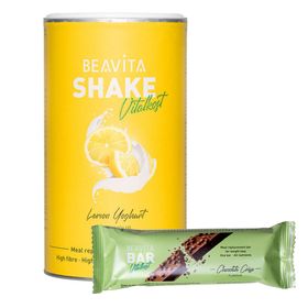 BEAVITA Vitalkost Plus, citron-yaourt + barre diététique Chocolate Crisp