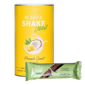 BEAVITA Probierpaket: Diät-Shake + Riegel, Kokos-Ananas
