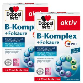 Doppelherz® aktiv B-Komplex + Folsäure DEPOT Tabletten