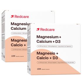 Redcare Magnésium + Calcium + D3