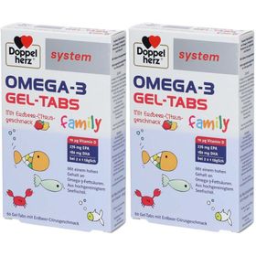 Doppelherz® system OMEGA-3 GEL-TABS family