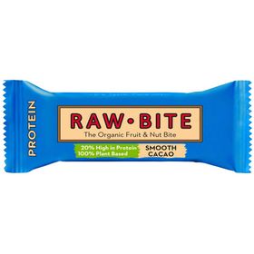 RAWBITE Barre protéinée aux fruits et aux noix Smooth Cacao