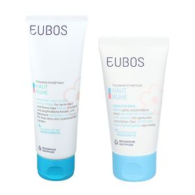 EUBOS® MED Gel nettoyant pour la peau des enfants et EUBOS® Crème visage pour la peau des enfants