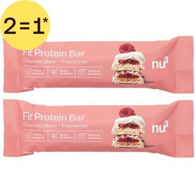 nu3 Fit Protein Bar Chocolat blanc - Framboise | 2=1*