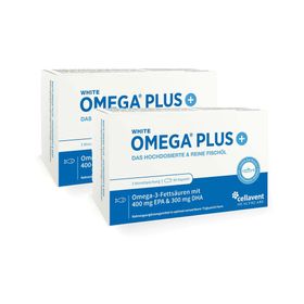 White Omega® PLUS - Capsules d'huile de poisson pure oméga-3